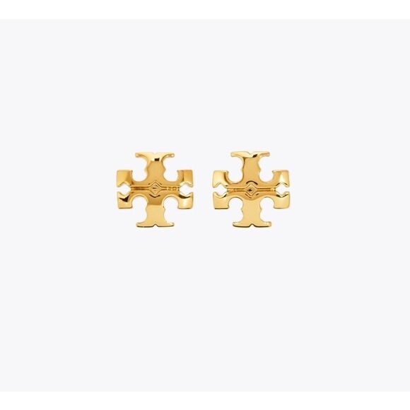 NWOT Tory Burch Rose Gold Kira Curved Stud Earring’s - Picture 3 of 5